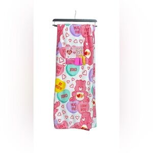Care Bears Pink and Red Holiday Blanket